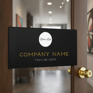 Professional Business Logo Wall Hanging Office Door Sign