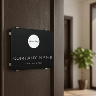 Professional Business Logo Wall Hanging Office Door Sign