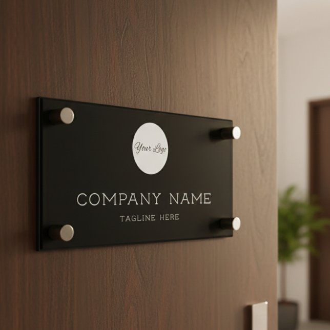 Professional Business Logo Wall Hanging Office Door Sign (Creator Uploaded)