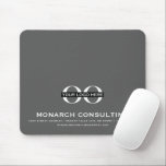 Professional Business Logo with Contact Info Gray Mouse Pad<br><div class="desc">Elevate your branding with this sleek and modern business logo mousepad. Featuring your company logo, name, and contact information in the lower thirds, this minimalist design is perfect for any professional setting. The white classic typography pops against the solid gray background, making your logo stand out. Ideal for use in...</div>