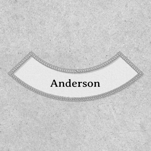 Professional Business Lower Name Rocker Patch