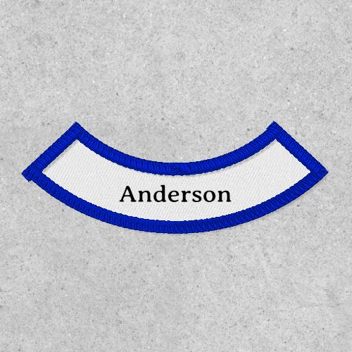 Professional Business Lower Name Rocker Patch
