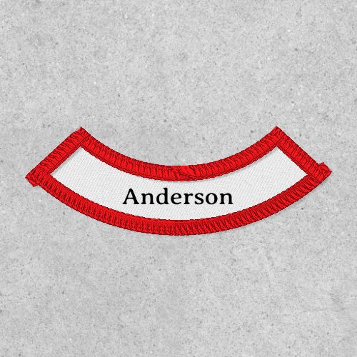 Professional Business Lower Name Rocker Patch