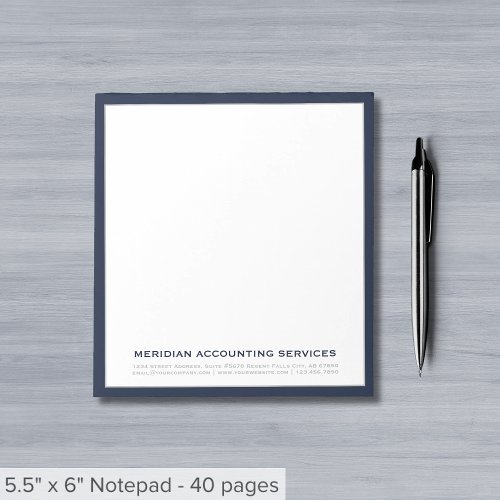 Professional Business Notepad