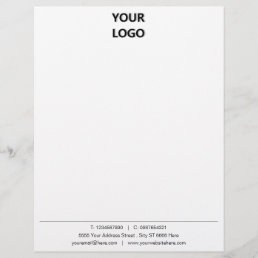 Professional Business Office Letterhead with Logo