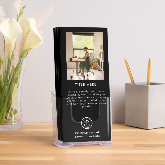Professional Business Promotional Marketing Black Brochure (Insitu)