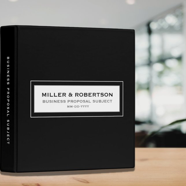 Professional Business Proposal Binder (Creator Uploaded)