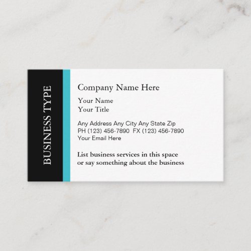 Professional Business Services Business Card