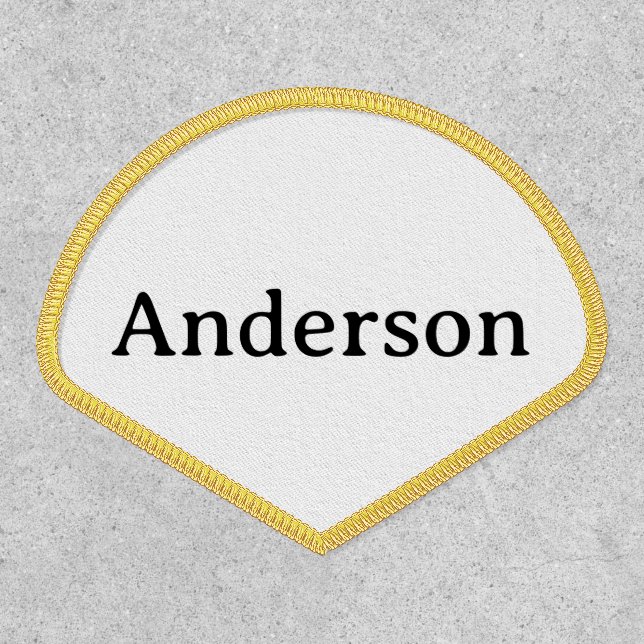 Professional Business Shoulder 3.6" X 3" Patch (Front)