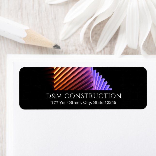 Professional Business, Smart Design Return Address Label (Insitu)