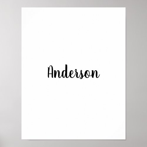 Professional Business Standard Semi-Gloss 11"x14" Poster