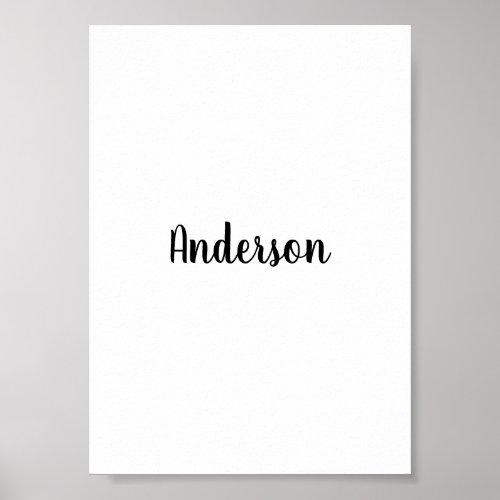Professional Business Standard Semi-Gloss 5"x7" Poster