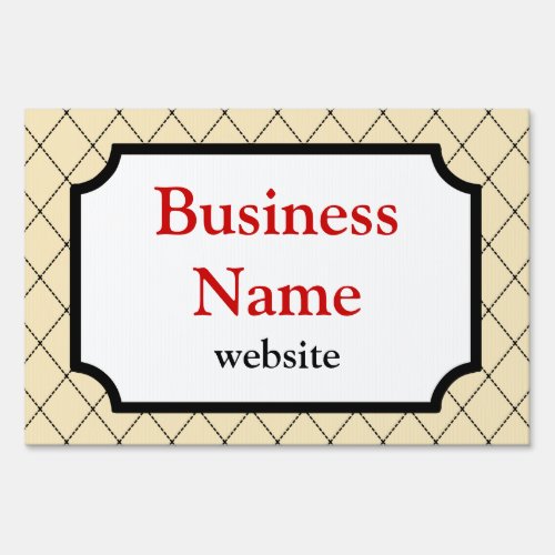Professional Business Yard Sign