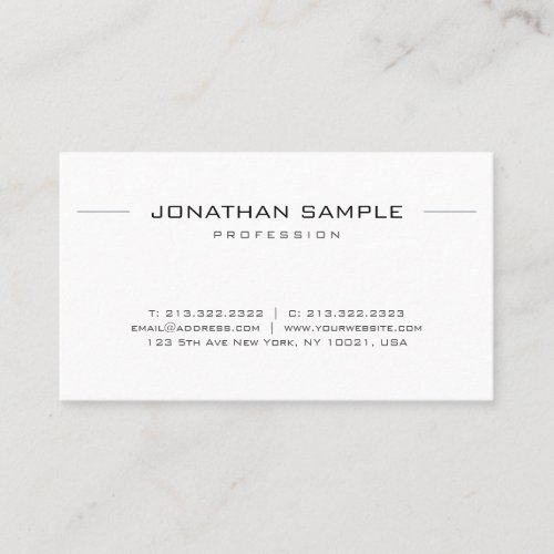 Professional Businesscards Modern Template Business Card