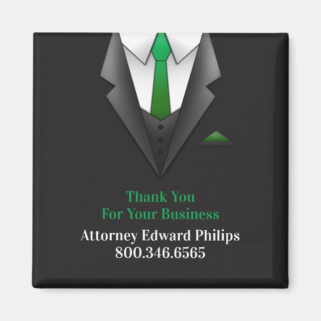 Professional Businessman Suit Magnet Template (Front)