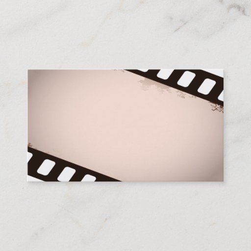 Customizable professional but unique movie business card temp