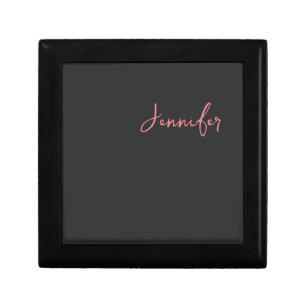 Professional Calligraphy Name Minimalist Plain  Gift Box