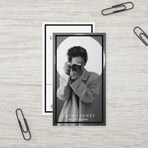 Professional Camera Lens Viewfinder Photography Business Card