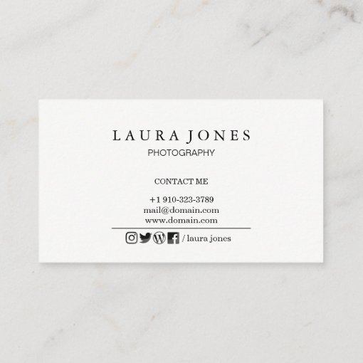 Professional Camera Lens Viewfinder Photography Business Card Zazzle