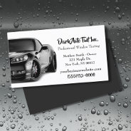 Professional Car Auto Window Tint Service Business Card at Zazzle