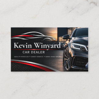 Professional Car Dealer Card