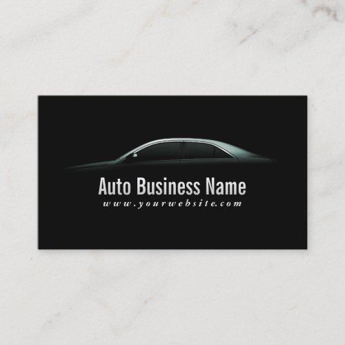 Professional Car Repair Auto Detailing Business Card