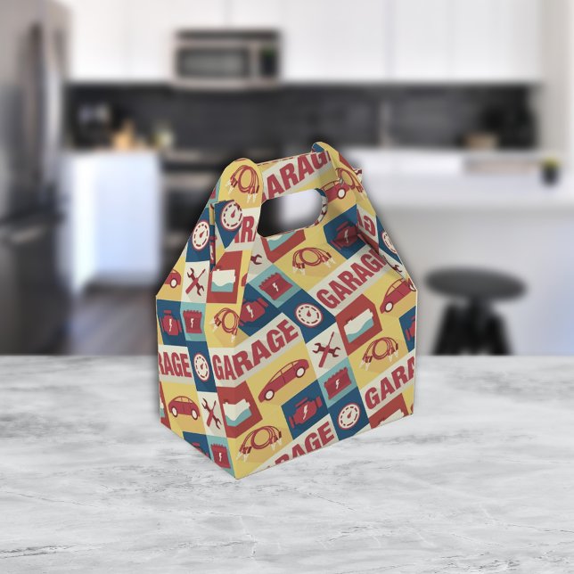 Professional Car Repairman Iconic Designed Favor Boxes (Creator Uploaded)