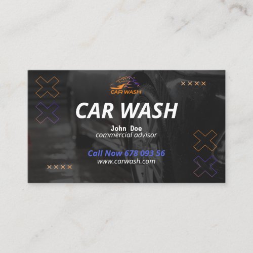 Professional Car Wash  Detailing _ Pressure Wash Business Card