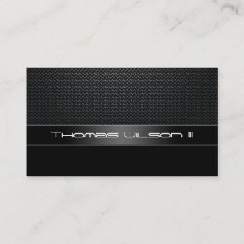 Professional Carbon Fiber Car Business Cards by BuildMyBrand at Zazzle