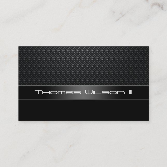 Professional Carbon Fiber Car Business Cards (Front)