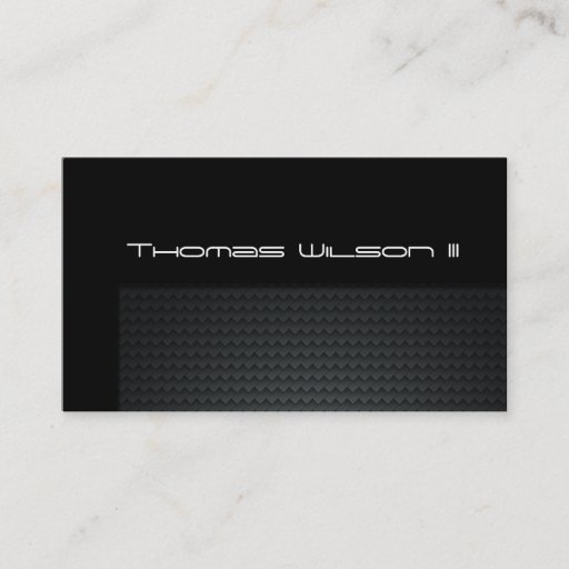 Customizable Professional Carbon Fiber Car Business Cards