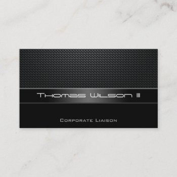 Professional Carbon Fiber Car Business Cards by BuildMyBrand at Zazzle