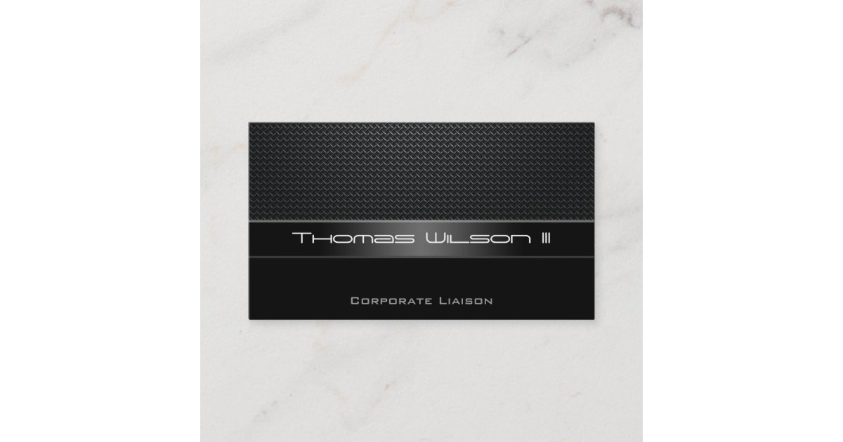 Professional Carbon Fiber Car Business Cards Zazzle Com