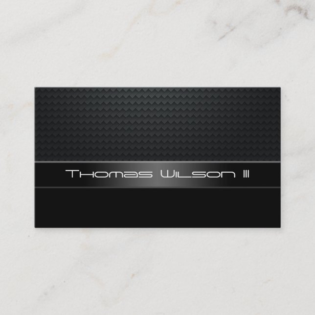 Professional Carbon Fiber Car Business Cards (Front)