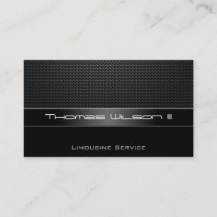 Professional Carbon Fiber Limo Business Cards