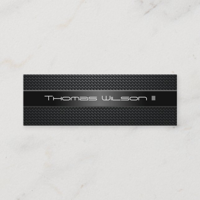 Professional Carbon Fiber Slim Business Cards (Front)