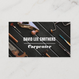Professional Carpenter/Carpentry tools Business Card