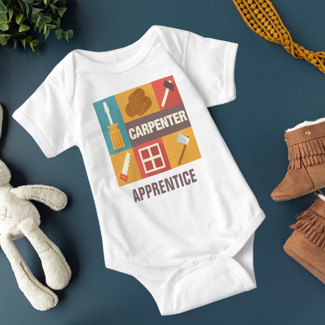 Professional Carpenter Iconic Designed Baby Bodysuit (Creator Uploaded)