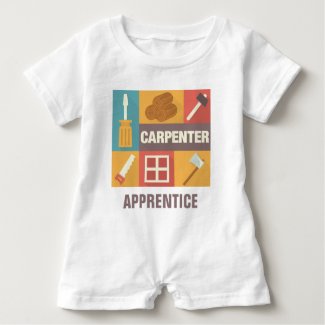 Professional Carpenter Iconic Designed Baby Romper