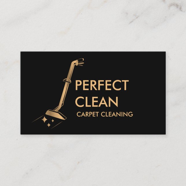 Professional Carpet Cleaning and Floor Cleaning  B Business Card (Front)