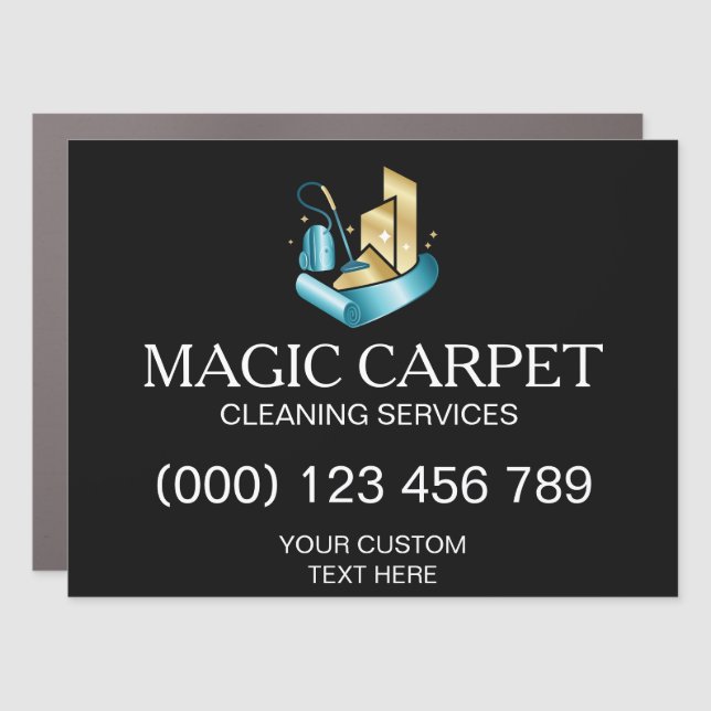 Professional Carpet Cleaning and Floor Cleaning Bu Car Magnet (Front)
