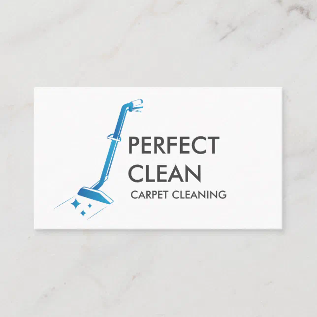 Professional Carpet Cleaning and Floor Cleaning Business Card | Zazzle