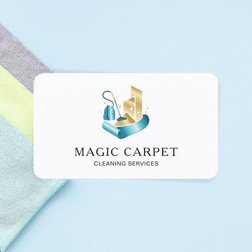 Professional Carpet Cleaning and Floor Cleaning Business Card