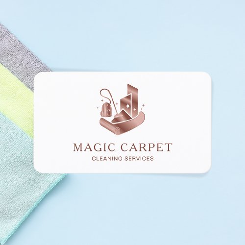Professional Carpet Cleaning Floor Cleaning Rug  Business Card