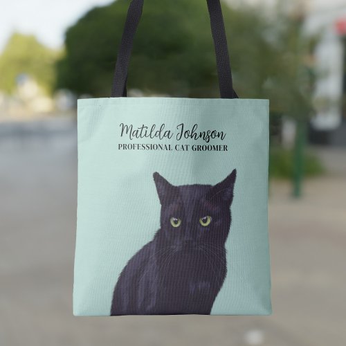 Professional Cat Groomer Pet Business Tote Bag