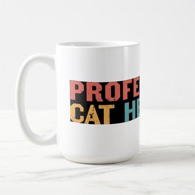 Professional Cat Herder Coffee Cup  (Left)