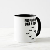 Professional Cat Herder Funny Herding Cats Mug (Front Right)