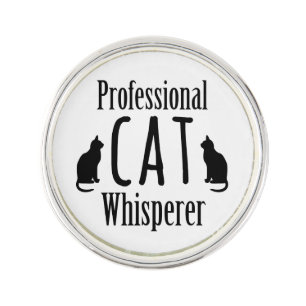 Professional Cat Whisperer Pin