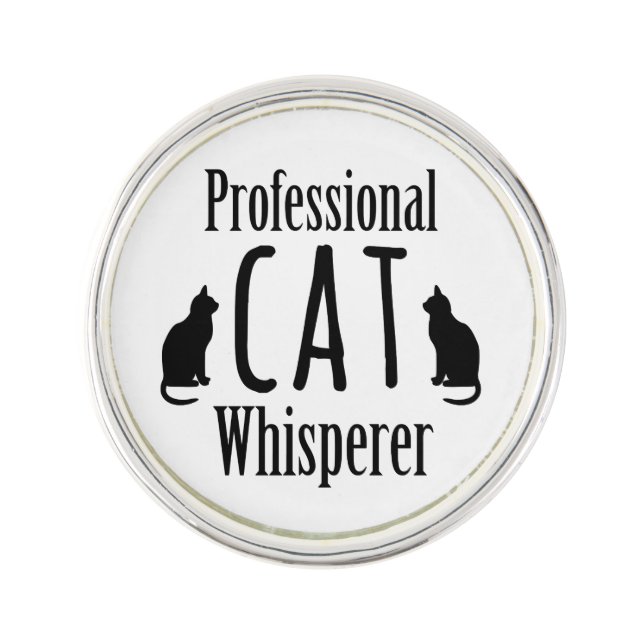 Professional Cat Whisperer Pin (Front)