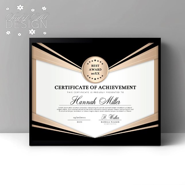 Professional Certificate of Achievement Award (Creator Uploaded)
